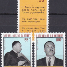 DB1 Dahomey Premiul Nobel pt. Pace Martin Luther King 3 v. MNH