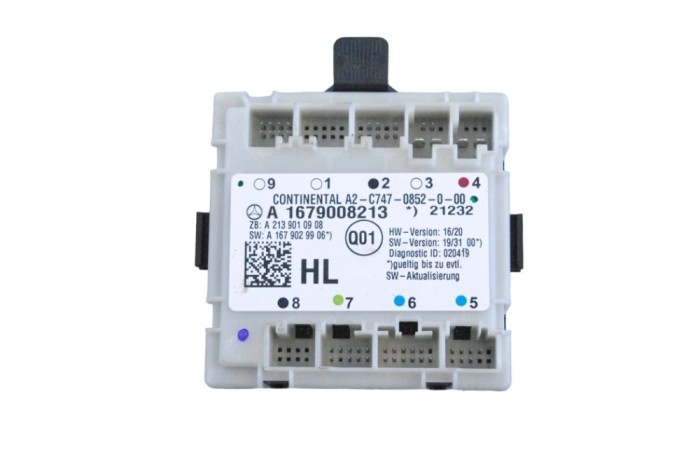 Modul de control ușă st&acirc;nga spate MERCEDES-BENZ GLE W167 2021 OEM: A1679008213,A2139010908,A1679029906 | 24927437