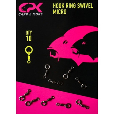 CPK Hook Ring Swivel Micro, 10buc/plic foto