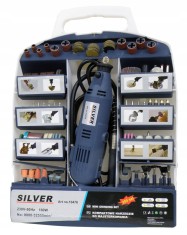 Mini freza biax 160W pentru slefuit cu 300 accesorii foto