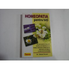 HOMEOPATIA pentru toti - Gerard PACAUD