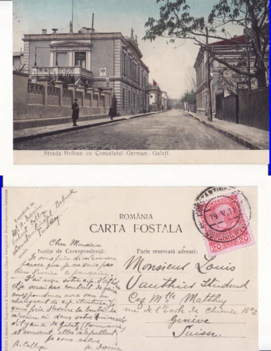 Galati - Strada Holban. Consulatul German