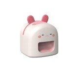Ma&Egrave;in&Auml; de decojit semin&Egrave;e, flippy, mini deschiz&Auml;tor, model iepuras, incarcare usb, 9.7x10x8.6 cm, alb
