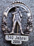 I.170 INSIGNA VANATOARE BAYERISCHE RIGI HOHENPEISSENBERG 140 JAHRE 2018 ARGINT