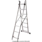Evotools 677986 - Scara constructii culisanta 3.38 m 150 kg 7 trepte tronson