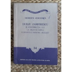 Duiliu Zamfirescu si contributia lui la dezvoltarea romanului nostru realist