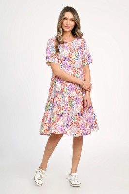 Rochie Dama, Eranthe, Microfloral V325 - S foto