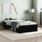 Cadru pat, negru, 90x190 cm GartenMobel Dekor, vidaXL