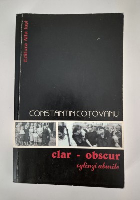 Carte cu autograf Constantin Cotovanu Clar obscur Versuri foto