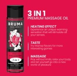 Ulei de Masaj 3 in 1 Bruma Premium Hot Oil, Aroma Capsuni, 100 ml