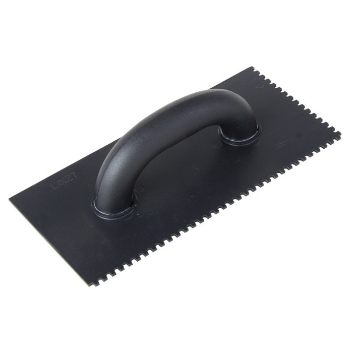GLETIERA PLASTIC DINTATA CU MANER ROBUST 270X130/6MM