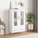 VidaXL Dulap &icirc;nalt, alb, 69,5x31x115 cm, lemn prelucrat