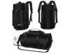 Geanta Sport Fitness Unisex MIYCOO Neagra 42L, Compartiment Uscat/Umed, Pantofi, Rucsac, Umăr, M&acirc;nă - RESIGILAT (Lipsă Cursor Fermoar)