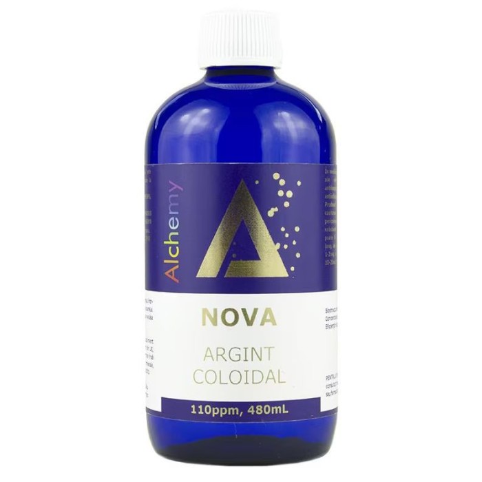 ARGINT COLOIDAL NOVA 110PPM &quot;ALCHEMY&quot; 480ml AGHORAS