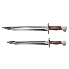 Set doua cutite pentru camping si vanatoare AK, IdeallStore&reg;, Maro