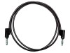 Cablu de Masurare Mueller 15A Mufa Banana 4mm Lungime 1.5m Tensiune 1kV Negru