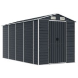 Cumpara ieftin Sopron de gradina, antracit, 191x385x198 cm, otel galvanizat