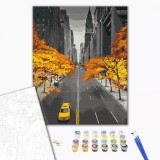 Set pictura pe numere - New York gold | Brushme