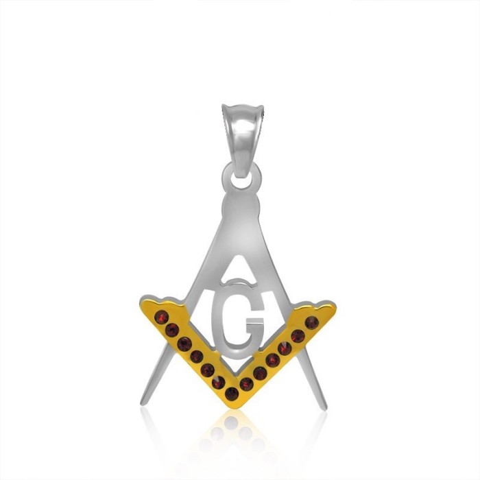 Pandantiv masonic 13 pietre