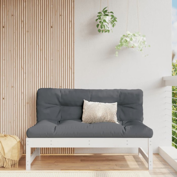 Gossi canapea de mijloc, 120x80 cm, alb, lemn masiv de pin