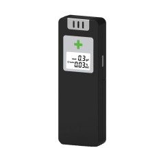 Alcool tester digital negru cu display LCD Iluminat Alb
