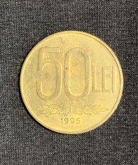 Moneda 50 lei 1995 foto