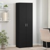 VidaXL Dulap &icirc;nalt, negru, 60x35x180 cm, lemn prelucrat