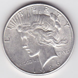 SUA USA 1 PEACE DOLAR DOLLAR 1926, America de Nord, Argint