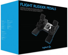 Pedale cu 3 axe Pro Flight Rudder PC Logitech foto