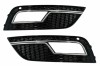 Grile Laterale Bara Fata Audi A4 B8 Facelift (2012-2015) RS4 Design Negru &amp; Chrome Performance AutoTuning, KITT