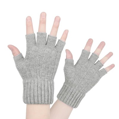 Manusi fara degete dama - 17cm st0014 - light gray foto