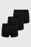 Levi&#039;s boxeri bărbați, culoarea negru 37149.0296-black