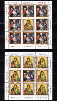 RO 2017 ,LP 2170 c ,&amp;quot;Craciun 2017&amp;quot; , minicoli de 8M+1M ( 9 serii ) ,MNH foto