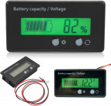 Multimetru Dital, Display LCD Capacitate baterie Voltmetru Contor Monitor 6-70V