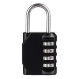 Lacăt cu cifru, 40 mm, Negru, CMCLASS
