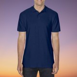 Tricou Polo Barbati Pique Bumbac Softstyle Slim Fit Maneca Scurta Navy