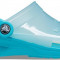 Saboti Crocs Classic Translucent Clog Albastru deschis - Digital Aqua