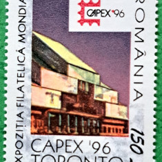 TIMBRE ROMANIA MNH LP1411/1996 Expozitia CAPEX 96 Toronto -Serie simplă