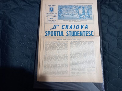 Program U Craiova - Sportul Stud. foto