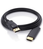 Cablu DisplayPort tata - HDMI tata 10m 1080p aurit KPO-10023 Cabletech