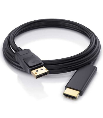 Cablu DisplayPort tata - HDMI tata 10m 1080p aurit KPO-10023 Cabletech foto