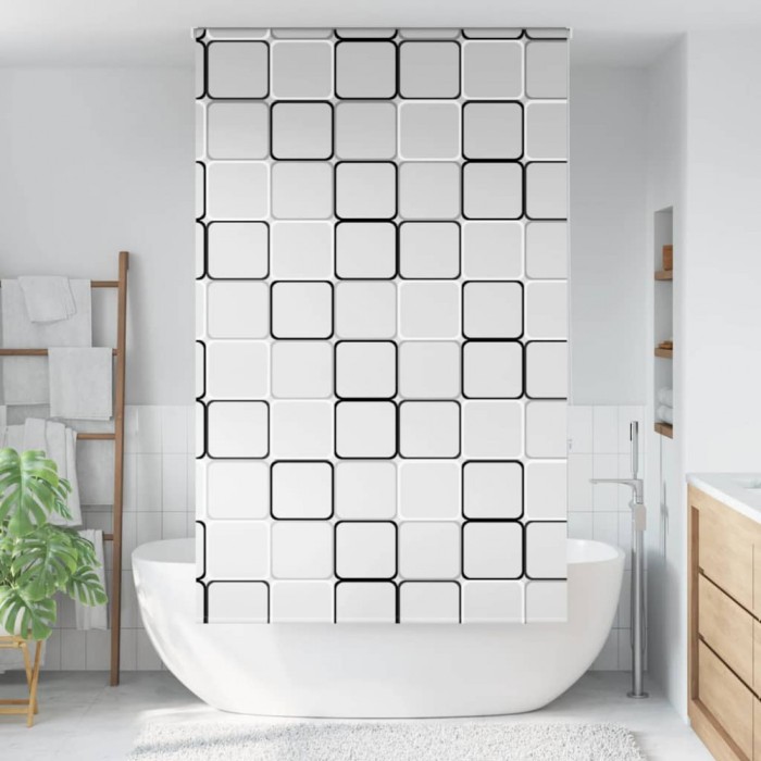 vidaXL Jaluzea cu rolă de duș 120x240 cm lățime material 116 cm