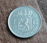 C50 - Moneda foarte veche - Olanda ante euro - 1 gulden - 1970, Europa