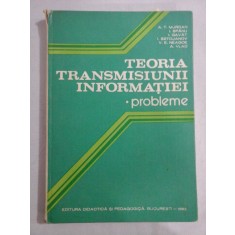 TEORIA TRANSMISIUNII INFORMATIEI - Probleme - coordonator Alexandru SPATARU