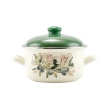 Oala emailata Oliva cu capac, 18 cm, 2,4 L &ndash; compatibila cu inductie