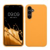 Husa Kwmobile pentru Samsung Galaxy S23 FE, Portocaliu, Silicon, KWM000021KZ005C, Carcasa