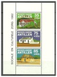 Cumpara ieftin Antilele Olandeze 1982 - Arhitectura, bloc neuzat