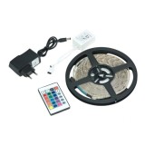 Banda LED cu telecomanda si 300 leduri,lungime 5 m