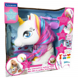 Cumpara ieftin Jucarie interactiva, Lexibook, Styling Head Unicorn cu accesorii