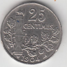 FRANTA - 25 centimes 1904 , LF1.1